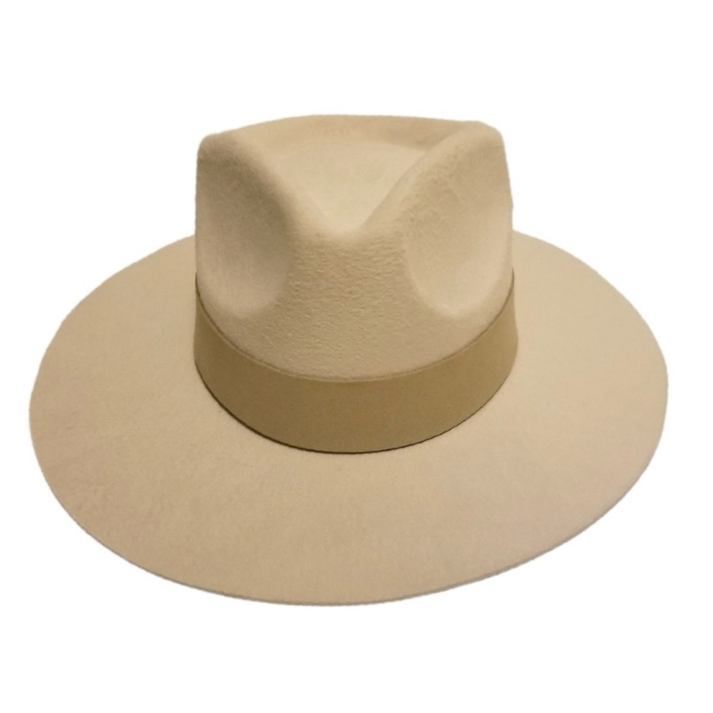 TERESA FOGLIA x CURATEUR | Lynn Cream Spring Felt Hat $400
